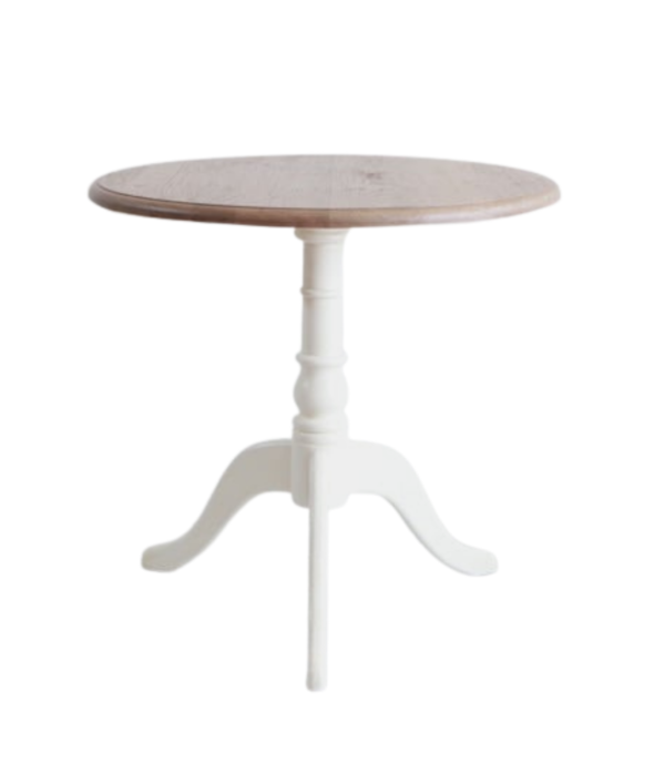 Oak & White Registry / Side Table - Simply Style Co
