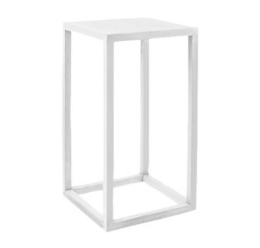 White Timber Bar Table - Simply Style Co