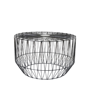 Black Geo Wire Table