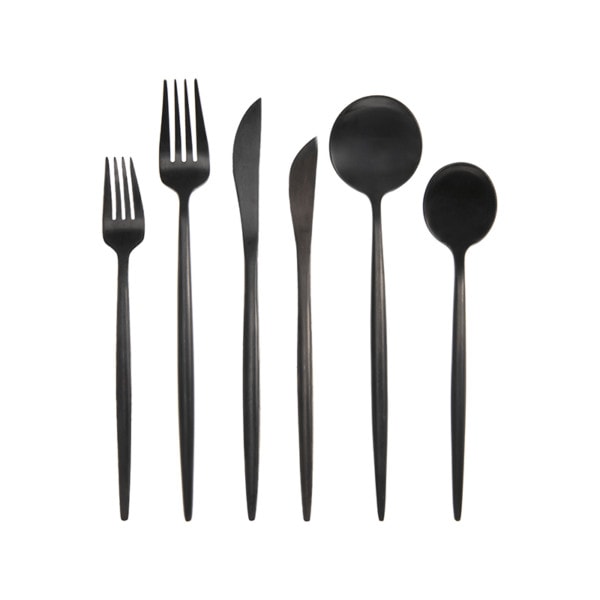 Matte Black Cutlery - Simply Style Co