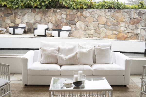 White Hampton Lounge - Simply Style Co