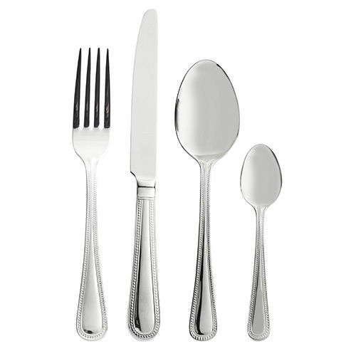 Silver Beaded Cutlery Set - Simply Style Co