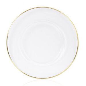 Gold Rim Charger Plate