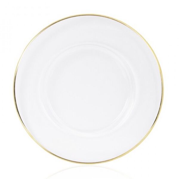 Gold Rim Charger Plate - Simply Style Co