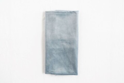 Dusty Blue Velvet Napkin