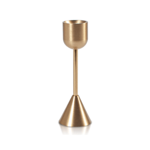 Modern Gold Tall Candle Holder