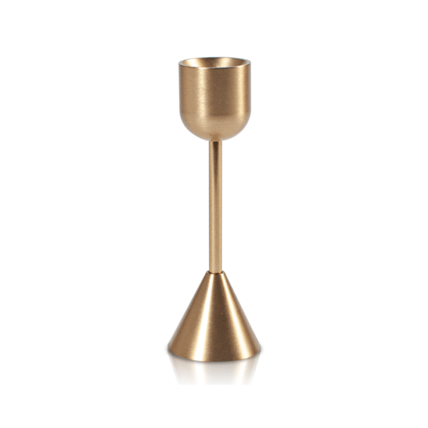 Modern Gold Tall Candle Holder - Simply Style Co