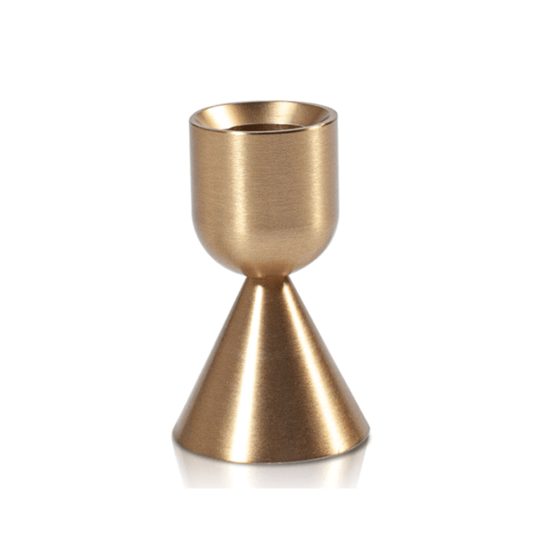 Modern Gold Candle Holder - Simply Style Co