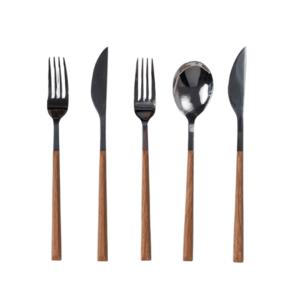 Silver & Wooden Cutlery